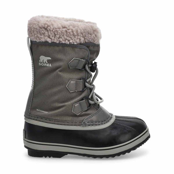 Kids'  Yoot Pac Nylon Waterproof Winter Boot - Quarry