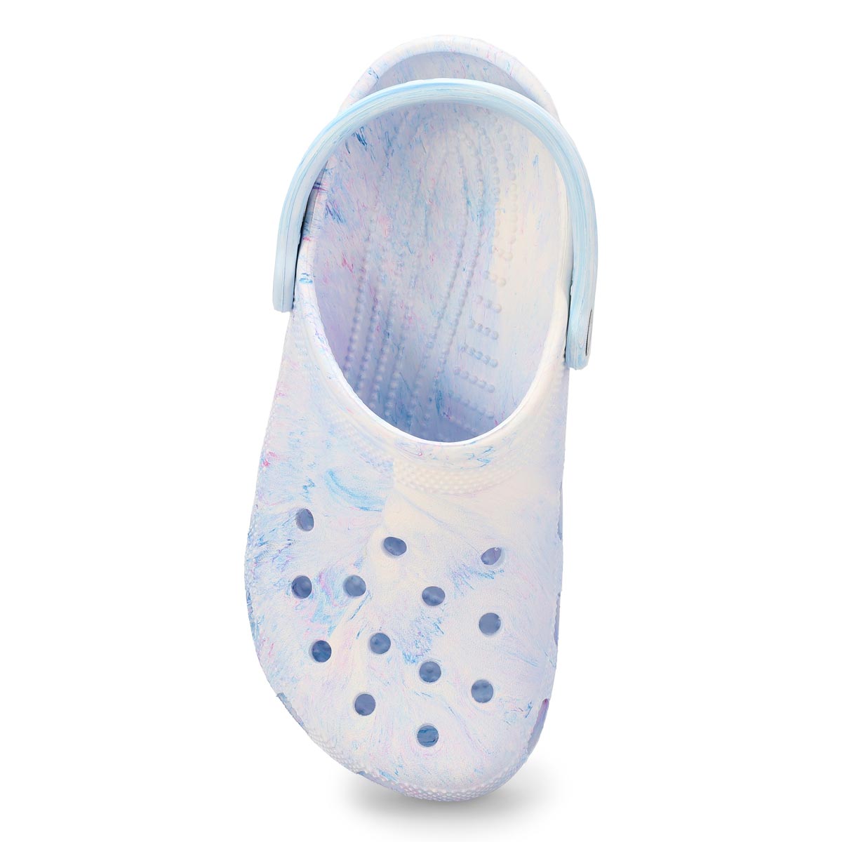 Women's Classic Watercolor Marbled Clog - Blue Multi