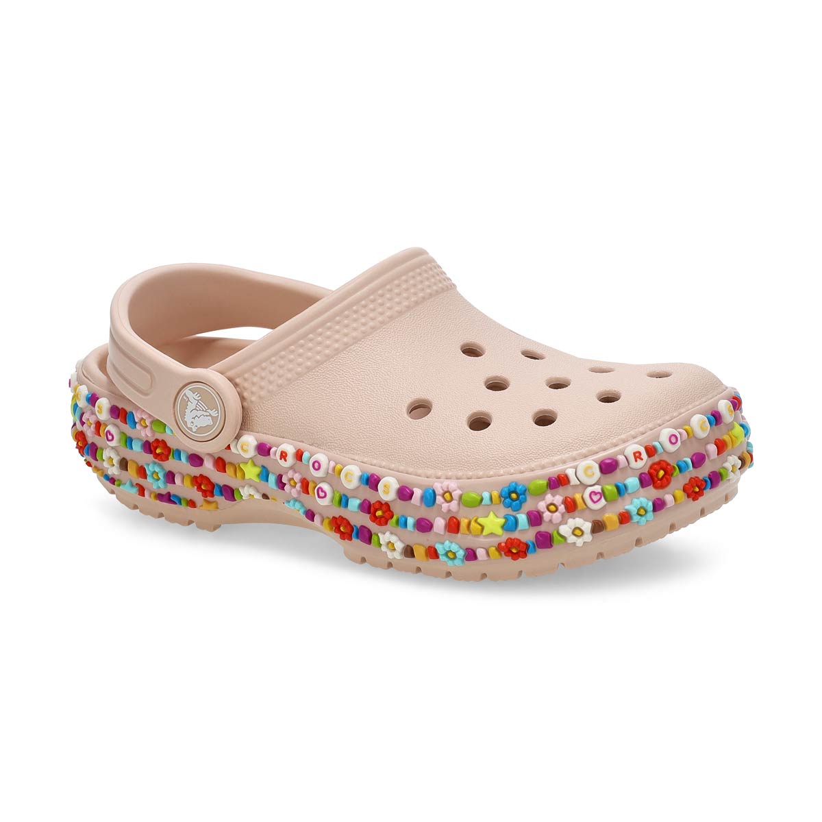 Crocs Kids Classic Beaded Band Comfort Clog