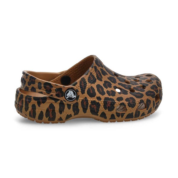 Kids'  Graphic Classic EVA Comfort Clog - Sepia/Leopard