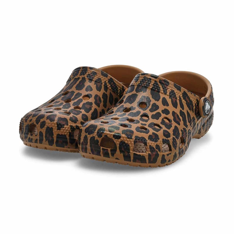 Kids'  Graphic Classic EVA Comfort Clog - Sepia/Leopard
