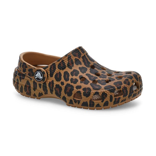 Kids'  Graphic Classic EVA Comfort Clog - Sepia/Leopard