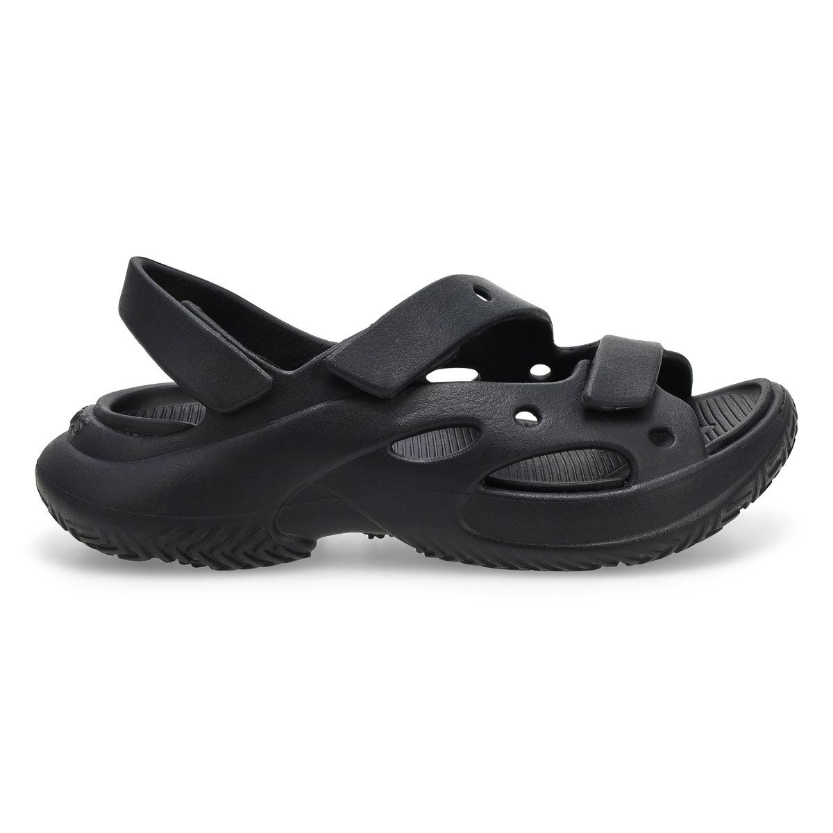 Women's  Caged EVA Comfort Sandal - Black/Black Sa