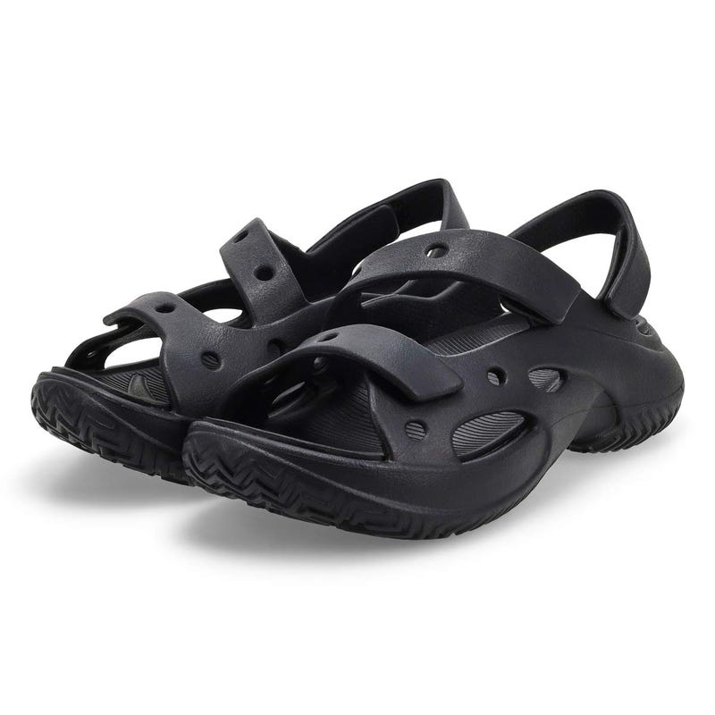 Women's Caged EVA Comfort Sandal - Black/Black Sa