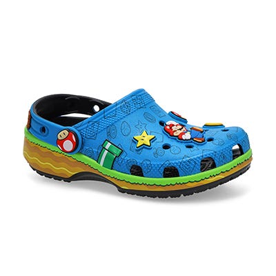 Sabot pour enfants Super Mario Core en EVA – Bleu