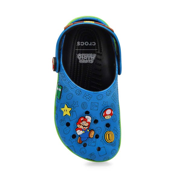 Sabot pour enfants Super Mario Core en EVA – Bleu