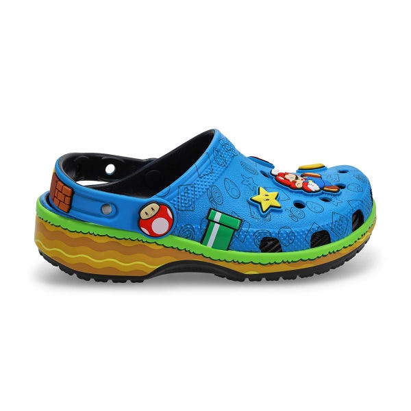 Sabot pour enfants Super Mario Core en EVA – Bleu