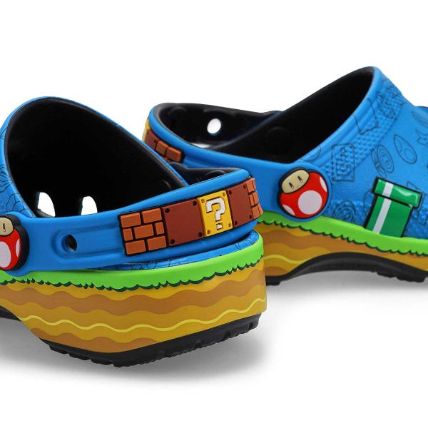 Sabot pour enfants Super Mario Core en EVA – Bleu