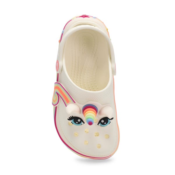 Sabot de confort CLASSIC UNICORN EVA, craie, enfants