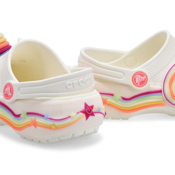 Sabot de confort CLASSIC UNICORN EVA, craie, enfants