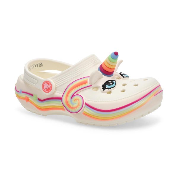 Sabot de confort CLASSIC UNICORN EVA, craie, enfants