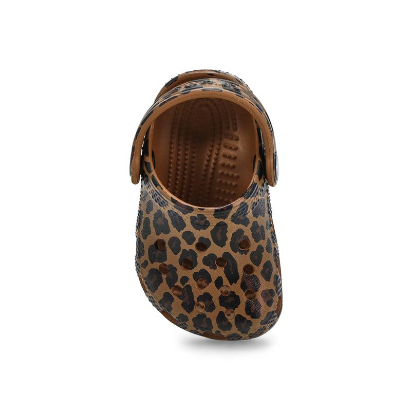Sabot CROCS LITTLE EVA PRE-WALK, sépia/léopard, tout-petits