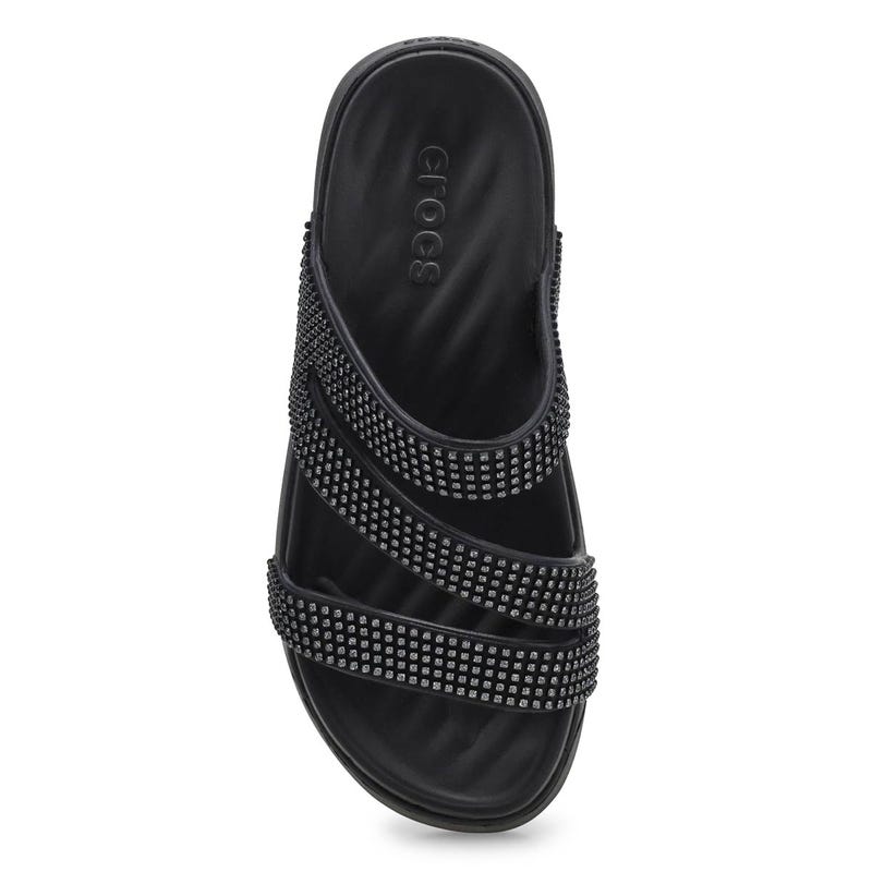 Women's Getaway Gems Strappy Sandal - Black