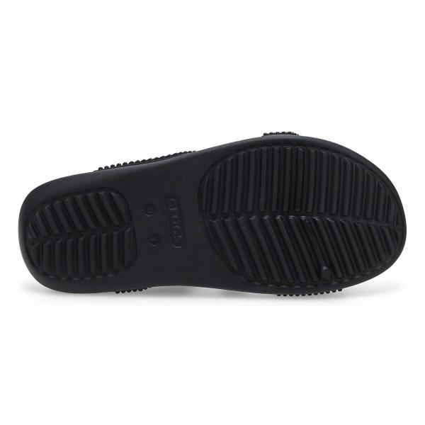 Women's Getaway Gems Strappy Sandal - Black Gems
