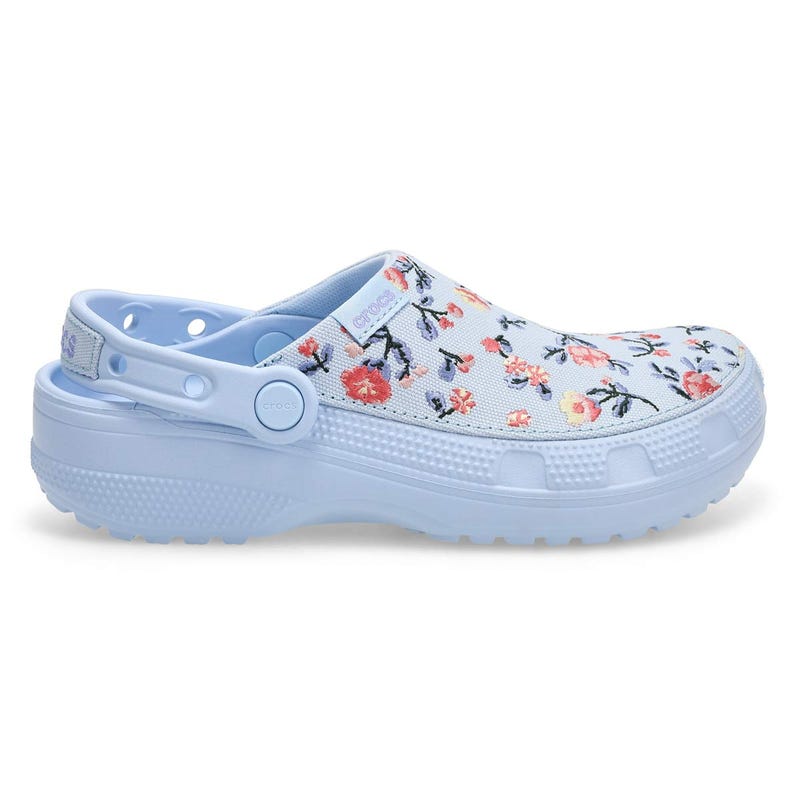 Women's Classic Crafted Floral EVA Comfot Clog - Blue Frost
