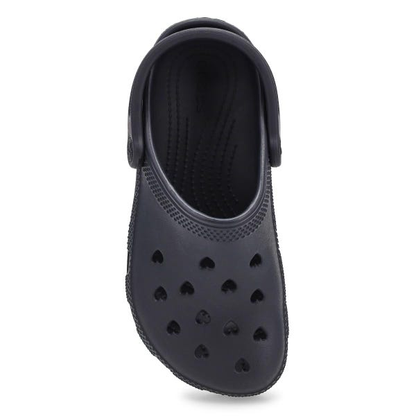 Sabot confort EVA Classic Hearts Cut Out pour femmes - Noir
