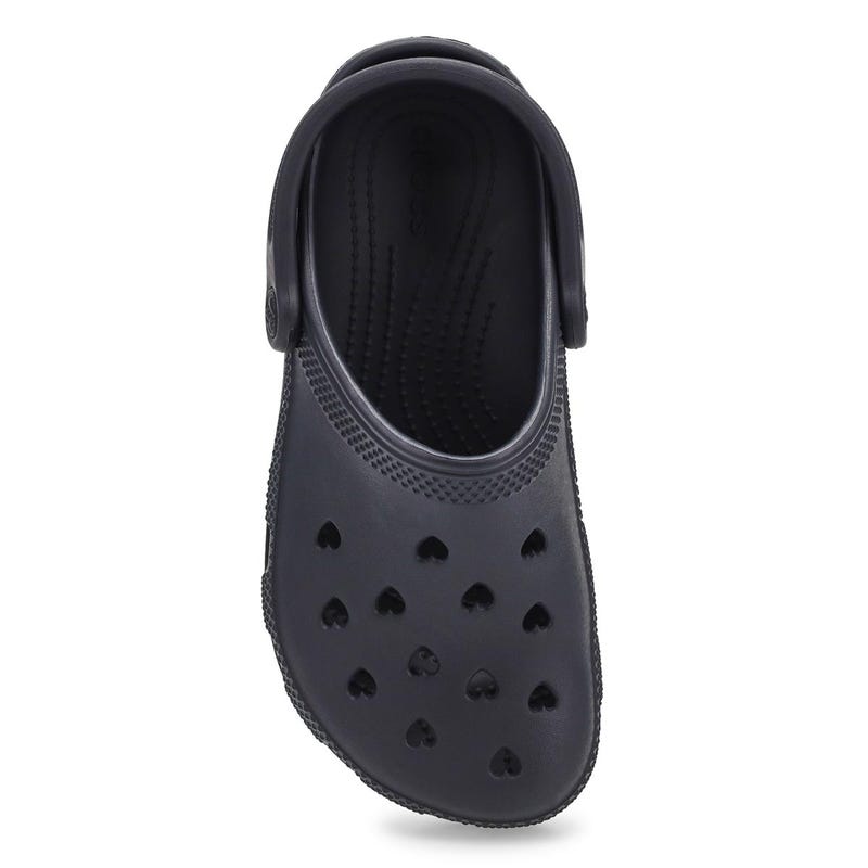 Sabot confort EVA Classic Hearts Cut Out pour femmes - Noir