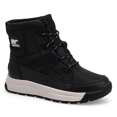 Botte d'hiver imperméable WHITNEY III MID, noir/sel de mer, femmes