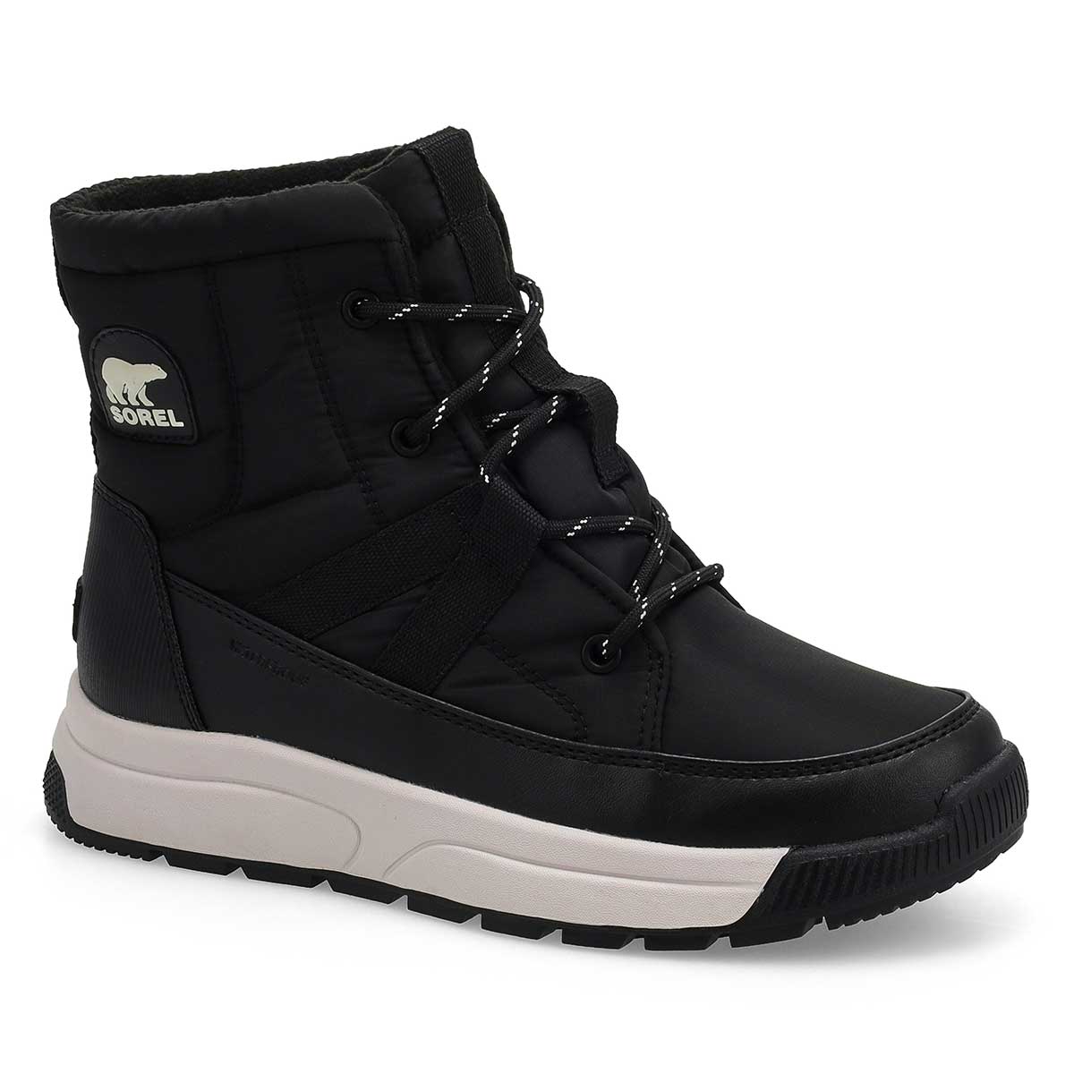 Botte d'hiver imperméable WHITNEY III MID, noir/sel de mer, femmes