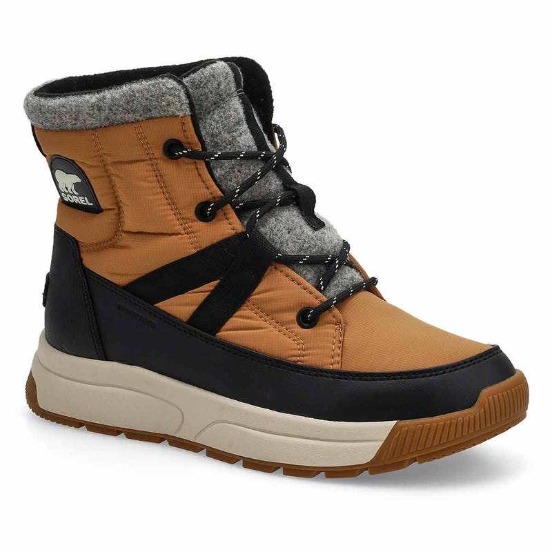 Women's  Whitney III Mid Waterproof Winter Boot - Tawny Buff/Black