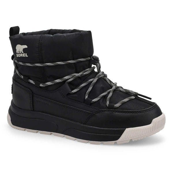 Women's Whitney III Slip On Waterproof Winter Boot - Black/Sea Salt
