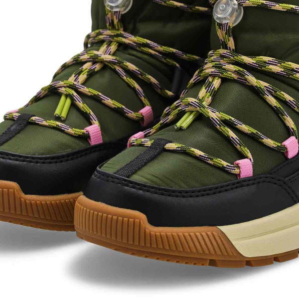 Women's  Whitney III Slip On Waterproof Winter Boot - Utility Green/Black