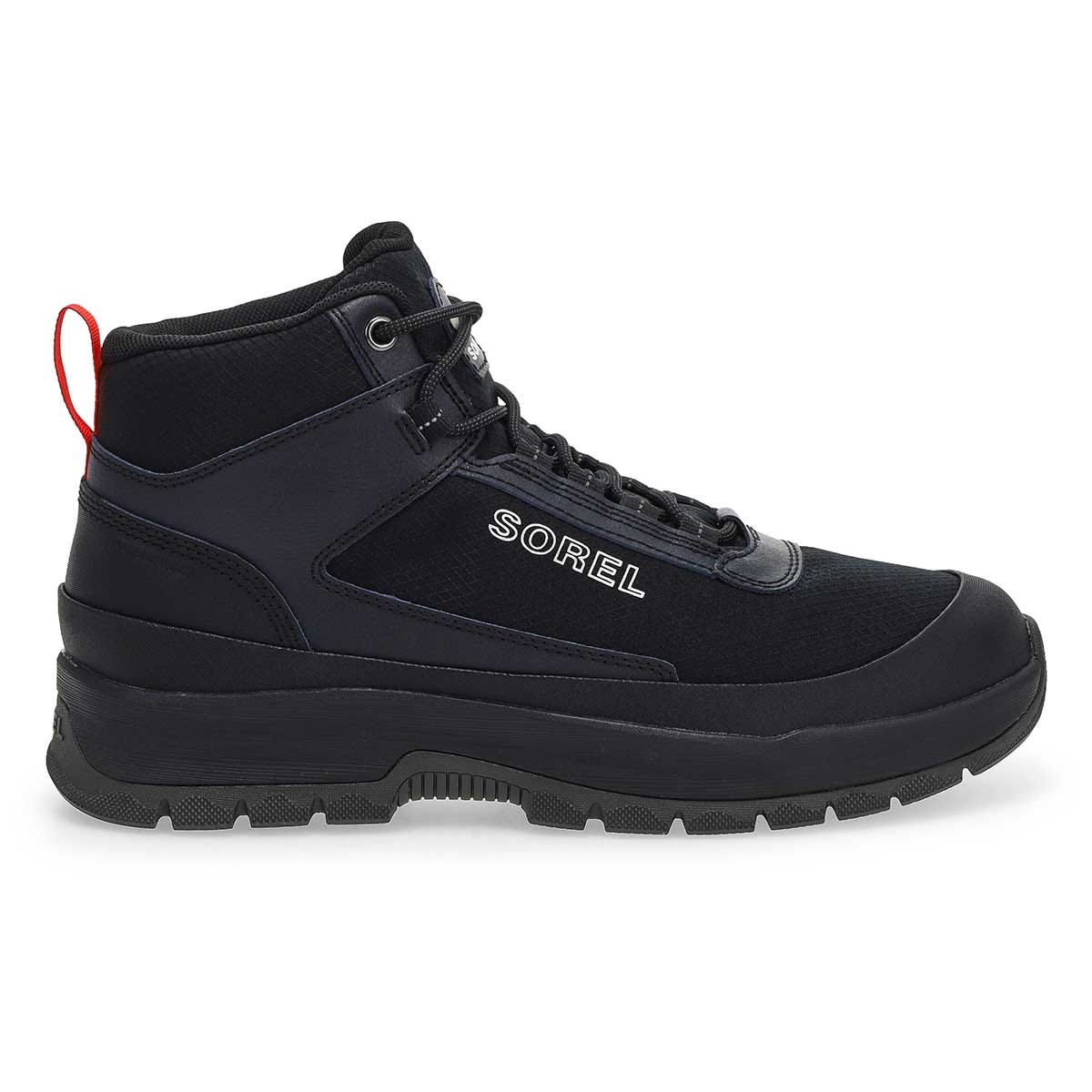 Botte sport imperméable mi-montante OUTING NW MID, noir/noir, hommes