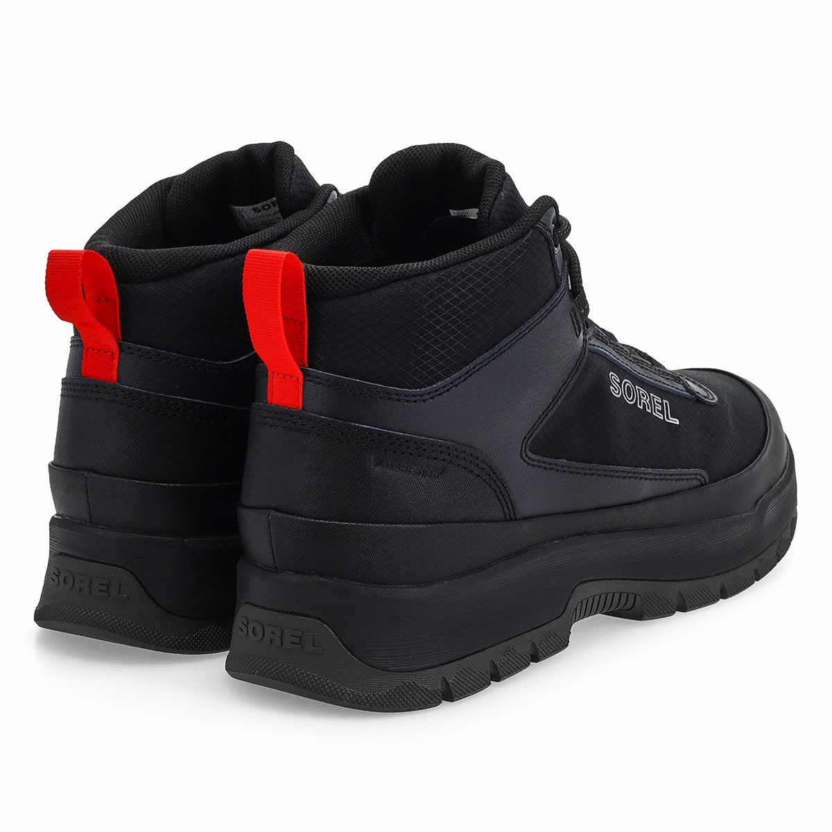 Botte sport imperméable mi-montante OUTING NW MID, noir/noir, hommes