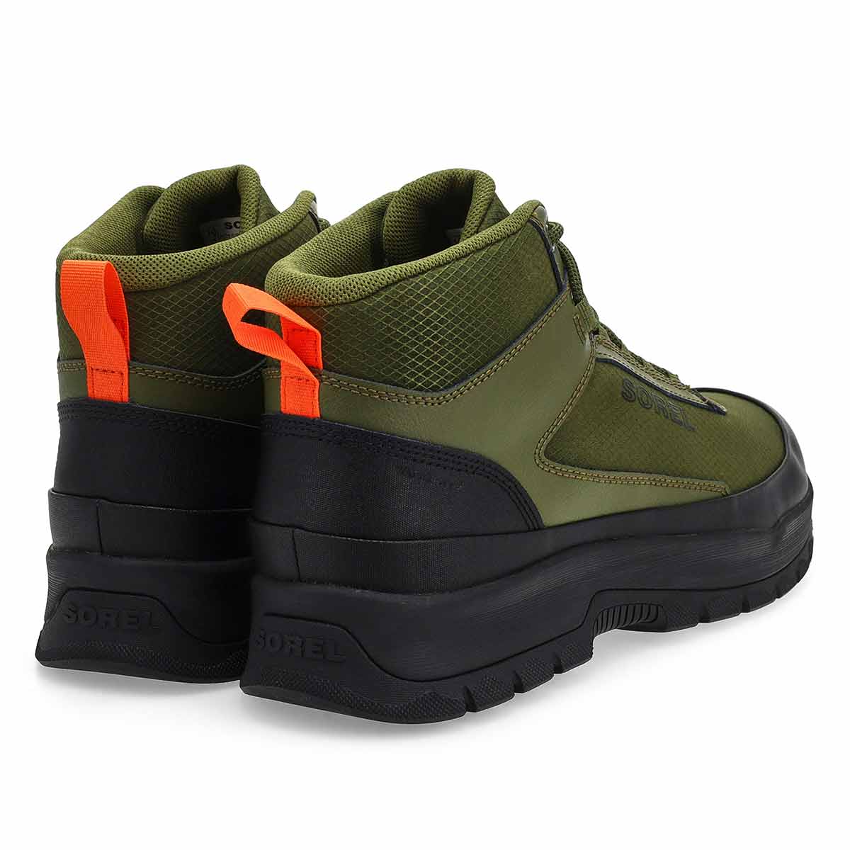 Botte sport imperméable mi-montante OUTING NW MID, vert utilitaire/noir, hommes