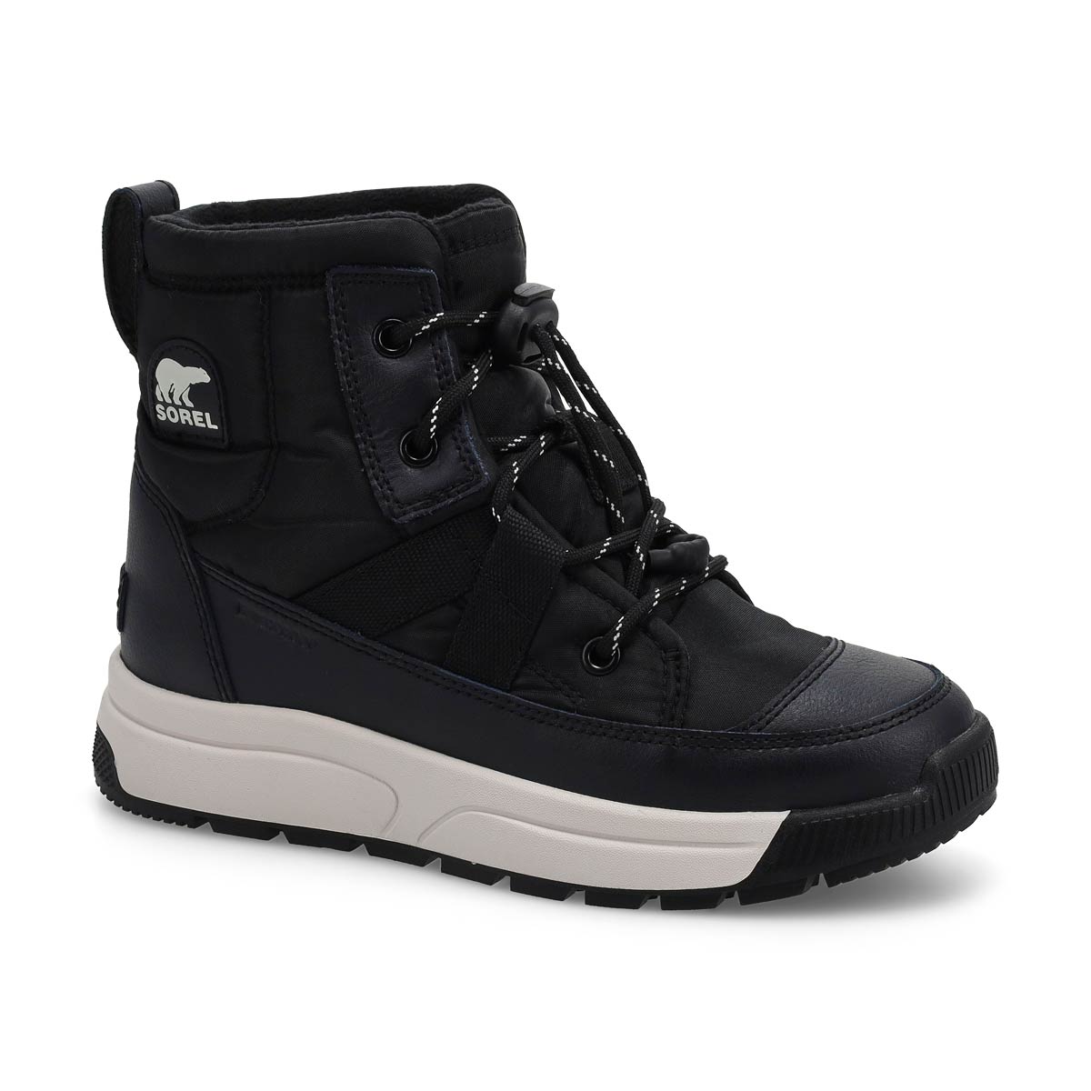 Botte d'hiver imperméable WHITNEY III MID, noir/sel de mer, filles