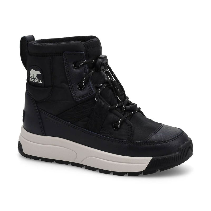 Botte d'hiver imperméable WHITNEY III MID, noir/sel de mer, filles