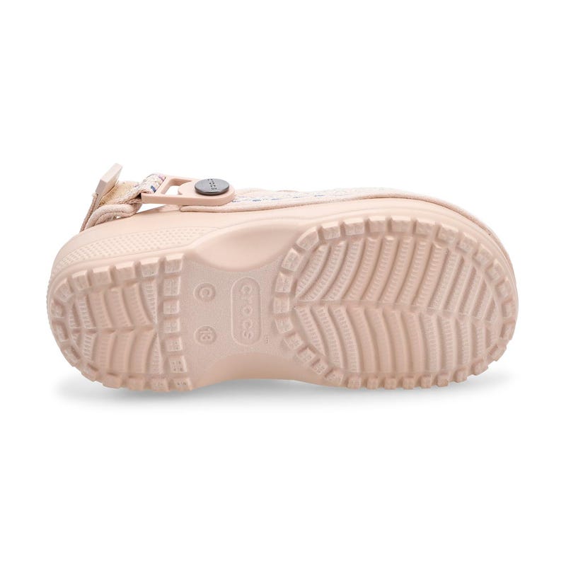 Sabot enfant Crafted Vegan Suede Stitch - Quartz