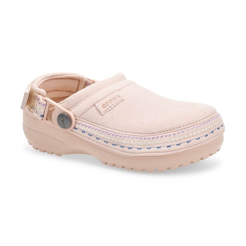 Sabot enfant Crafted Vegan Suede Stitch - Quartz