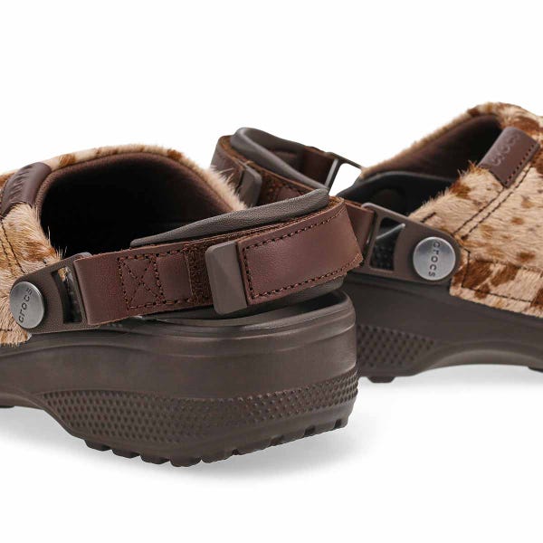 Sabot Classic Crafted Pony Hair pour femmes - Espresso