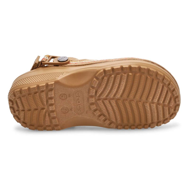 Sabot Classic Crafted en suède végane pour femmes - Sépia