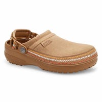 Sabot Classic Crafted en suède végane pour femmes - Sépia