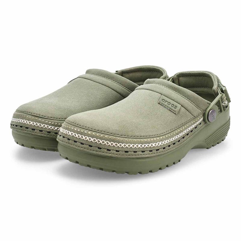 Sabot Classic Crafted Vegan Suede Stitch pour femmes - Cargo