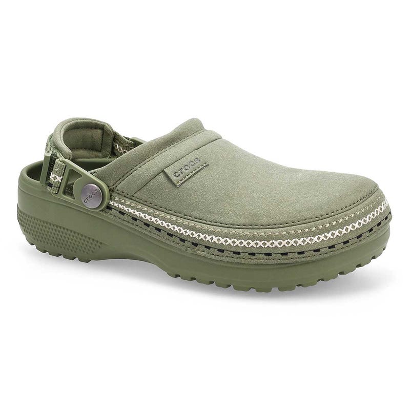 Sabot Classic Crafted Vegan Suede Stitch pour femmes - Cargo