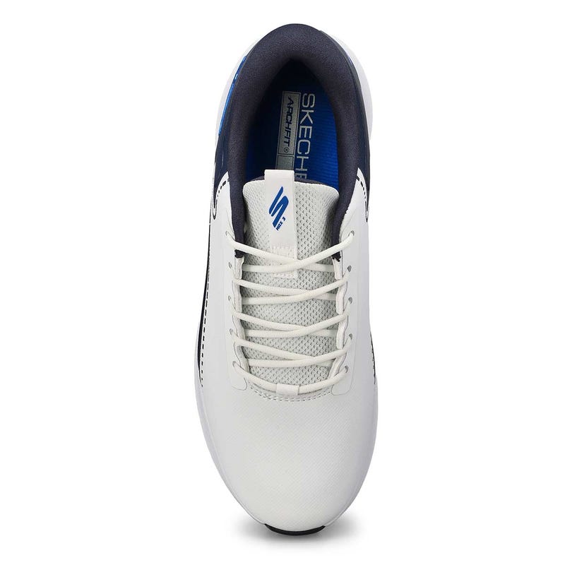 Men's Go Golf Max 3 Lace Up Golf Shoe - White/Navy