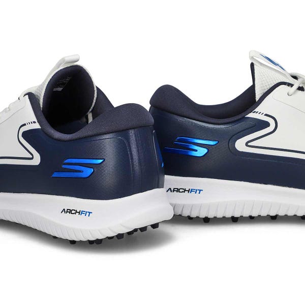 Men's Go Golf Max 3 Lace Up Golf Shoe - White/Navy