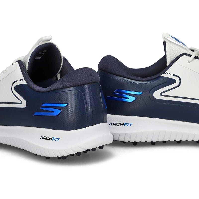 Men's Go Golf Max 3 Lace Up Golf Shoe - White/Navy