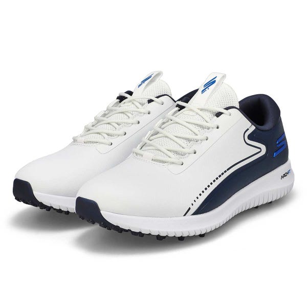 Men's Go Golf Max 3 Lace Up Golf Shoe - White/Navy
