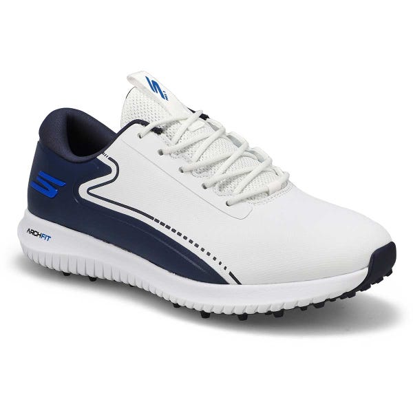 Men's Go Golf Max 3 Lace Up Golf Shoe - White/Navy
