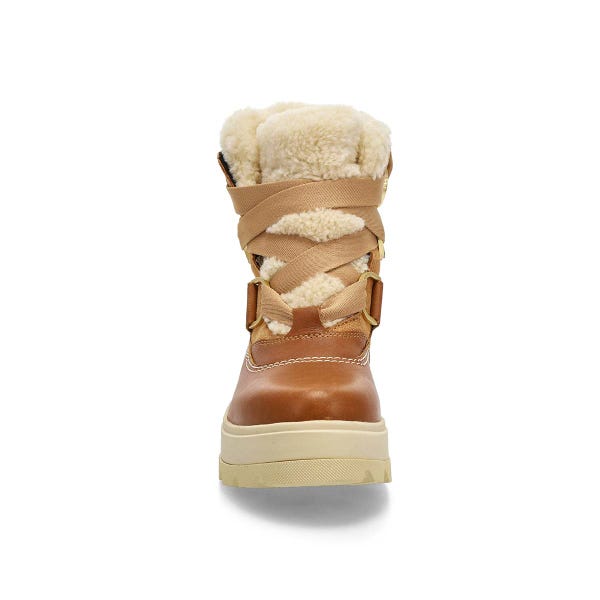 Women's Joan Frwd Cozy Waterproof Winter Boot - Tawny Buff/Honey/White