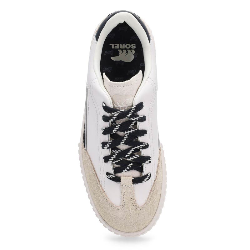 Women's Ona Ave T-Toe Lace Up Sneaker - Sea Salt/Black