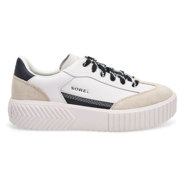 Women's Ona Ave T-Toe Lace Up Sneaker - Sea Salt/Black