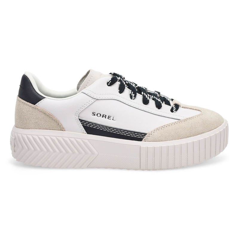 Women's Ona Ave T-Toe Lace Up Sneaker - Sea Salt/Black