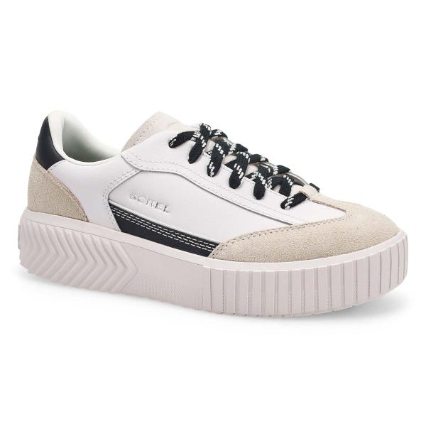 Women's Ona Ave T-Toe Lace Up Sneaker - Sea Salt/Black