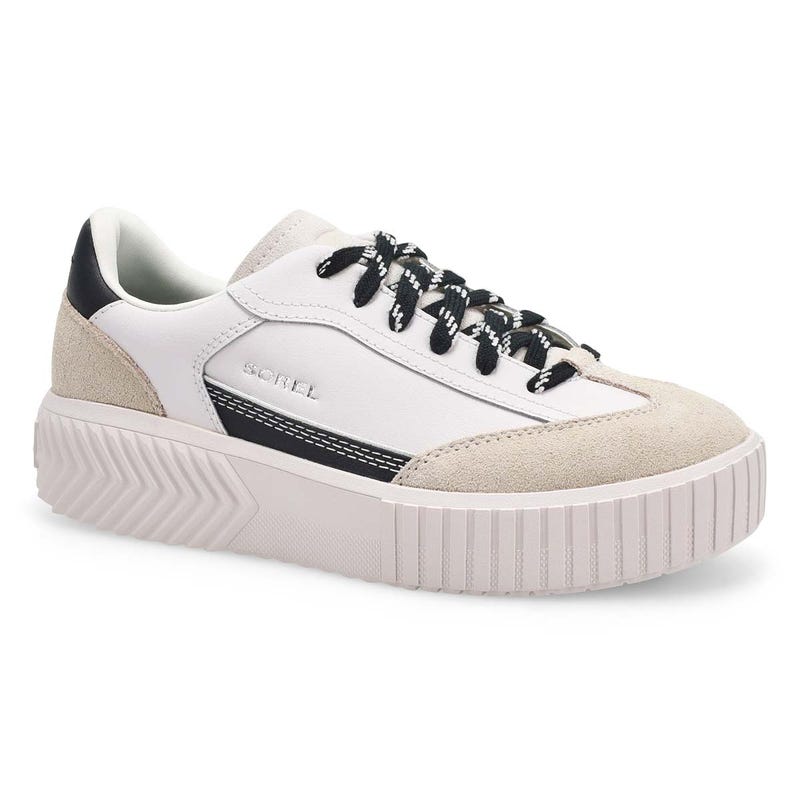 Women's Ona Ave T-Toe Lace Up Sneaker - Sea Salt/Black