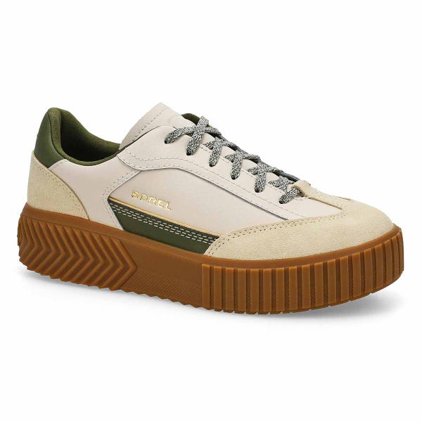 Women's Ona Ave T-Toe Lace Up Sneaker - Chalk/Utility Green
